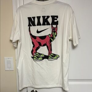 Nike SB Cream Short Sleeve Drip Dog Tee- Medium